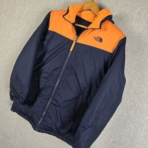 The North Face Boys Reversable Blue/Orange Jacket Sz L (14/16)
